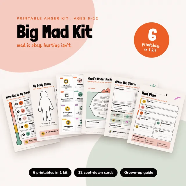 Big Mad Kit printable preview