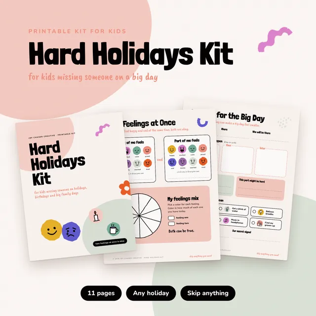 Hard Holidays Kit printable preview