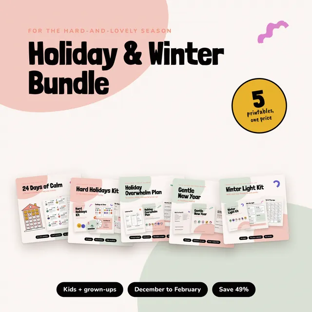 Holiday & Winter Bundle printable preview