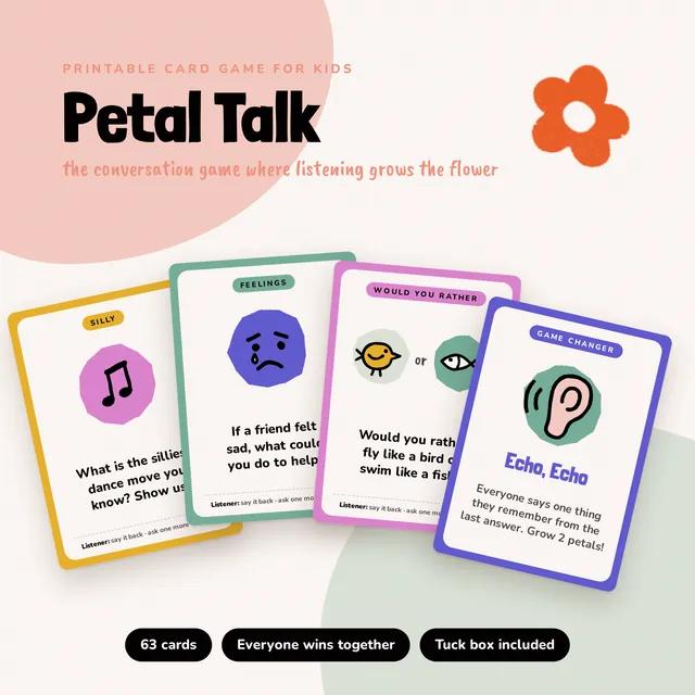 Petal Talk printable preview