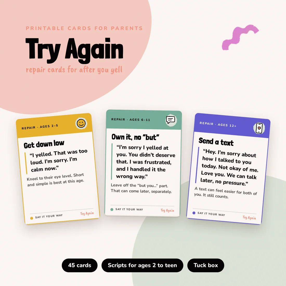 Try Again: Repair Cards for Parents picture 1