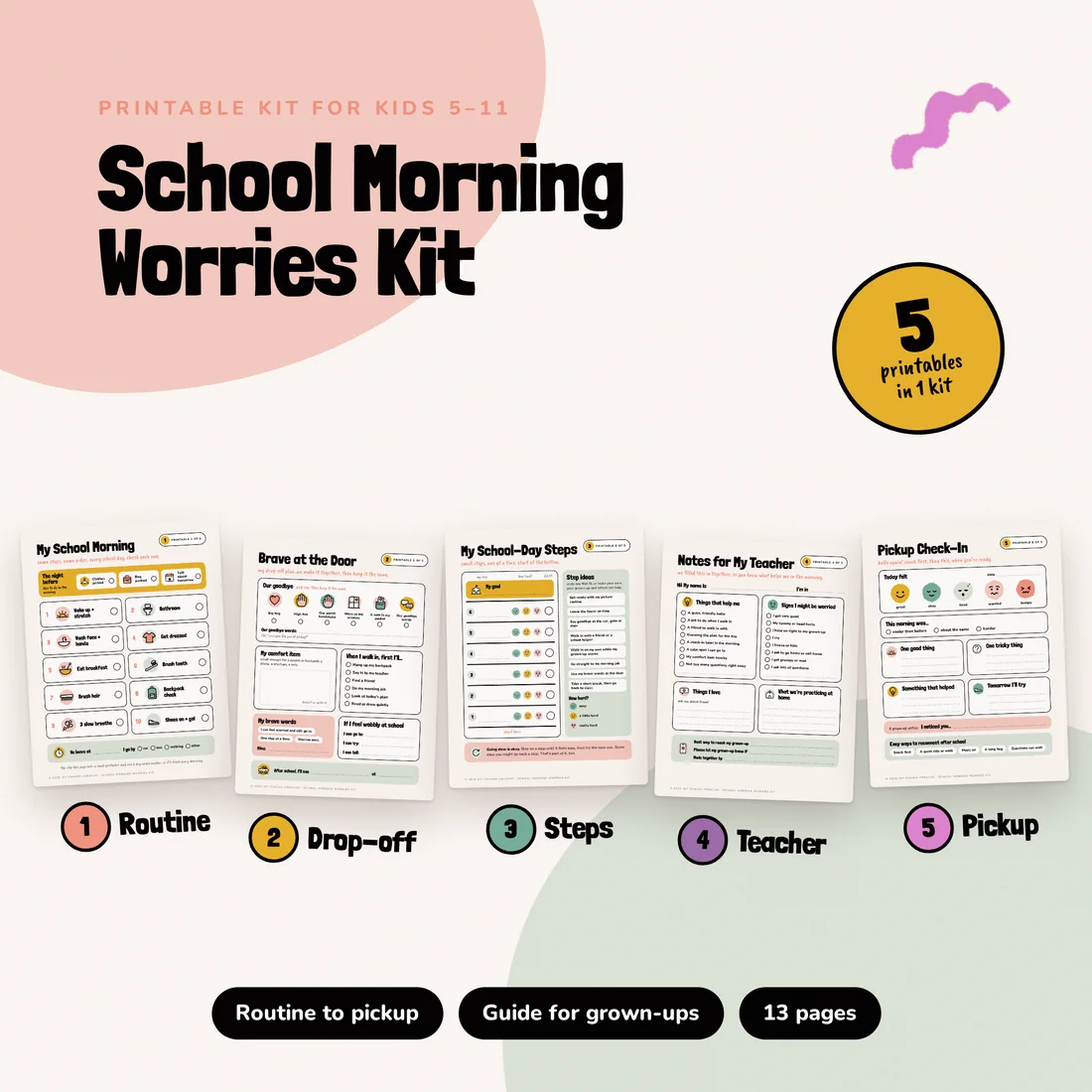 School Morning Worries Kit picture 1