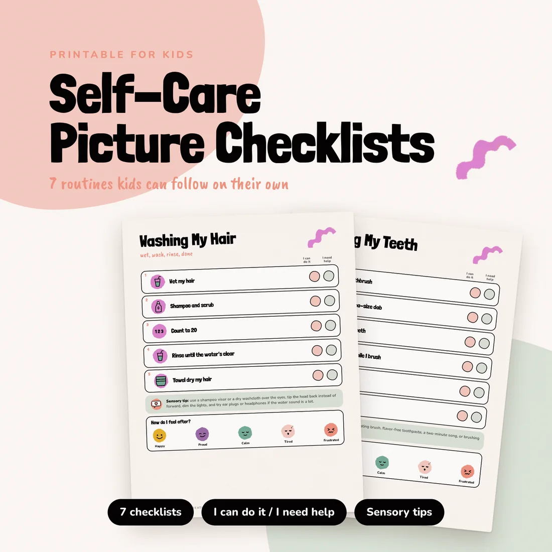 Self-Care Picture Checklists picture 1