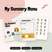 My Sensory Menu picture 1