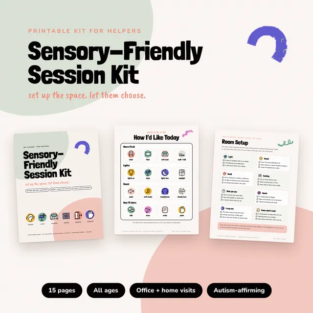 Sensory-Friendly Session Kit printable preview