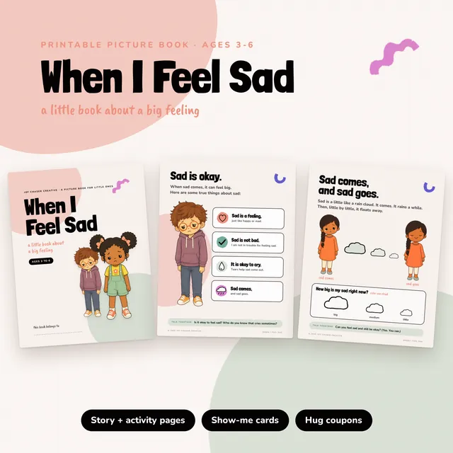 When I Feel Sad printable preview